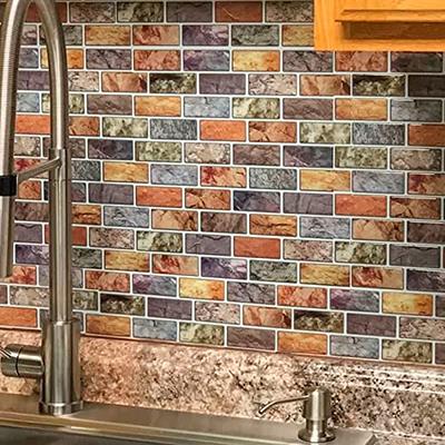 Art3d 10 Pieces Peel and Stick Kitchen Backsplash Tiles Self Adhesive Tile