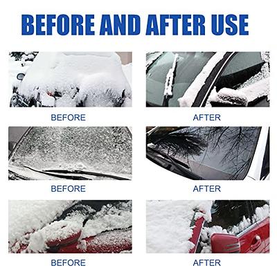 Deicer Spray for Car Windshield, Deicer Spray for Car Windshield Windows  Wipers and Mirrors, Auto Windshield Defroster Deicing Spray, Winter Car