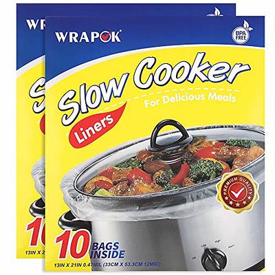 Slow Cooker Liners - 4 Wide Gusset, Crock Pot Liners, Multi Use Cooking  Bags, S