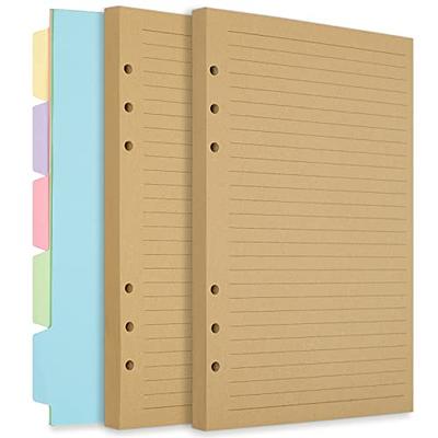  A6 6-Ring Binder Planner Refills Inserts Loose Leaf