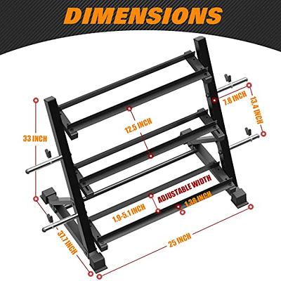 3 Tier Dumbbell Weight Rack Stand