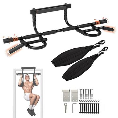 Pull Up Bar - Iwondgym Two-way Support Pullup Bar for Doorway with Dual  Security Locking & No Screws, Strength Training Chin up Bar for Home Gym  with