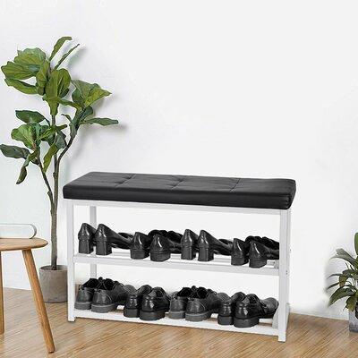  Apicizon 3-Tier Shoe Rack for Entryway with Boots