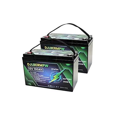  NERMAK 12V 50Ah Lithium LiFePO4 Deep Cycle Battery, 4000+  Cycles Lithium Iron Phosphate Rechargeable Battery for Solar, Marine, Home  Energy Storage, Off-Grid Applications and More, Built-in 100A BMS :  Automotive
