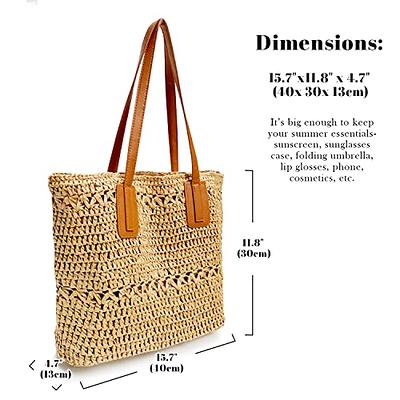 Half-Round Woven Straw Bag, Women's Summer Crossbody Bag, Casual Beach  Handbag For Holiday straw bag Half-Round Rattan Woven Straw Bag, Simple  Summer Beach Handbag, Women's Knitted Crossbody Bag