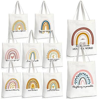 Sweetude 12 Pcs Personalized Beach Bags Bulk for Women Gifts