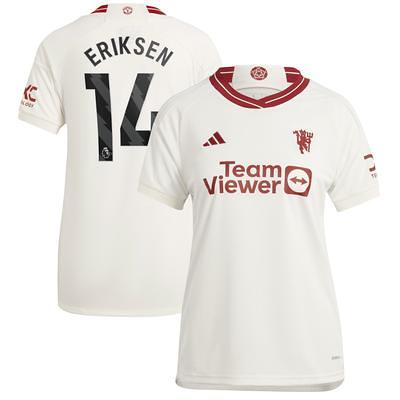 Women's adidas Christian Eriksen White Manchester United 2023/24 Third  Replica Player Jersey - Yahoo Shopping