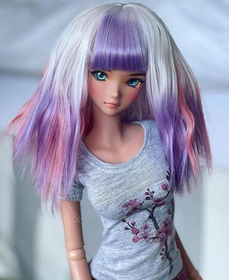 Custom Doll Wig For Smart Dolls- Heat Safe - Tangle Resistant- 8.5