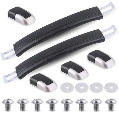 Yinpecly Luggage Handle Suitcase Handle Replacement Suitcase Handles  Plastic, Black 4pcs