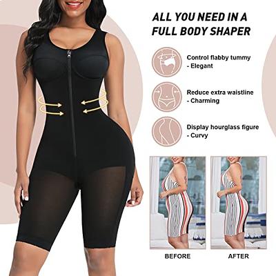 FeelinGirl Body Shaper Fat Control Shapewear Full Body Bodysuits