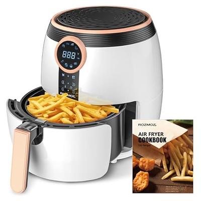 Ultrean Air Fryer, 9 Quart 6-in-1 Electric Hot XL Airfryer Oven Oilless Cooker, Large Family Size LCD Touch Control Panel and Nonstick Basket, ETL