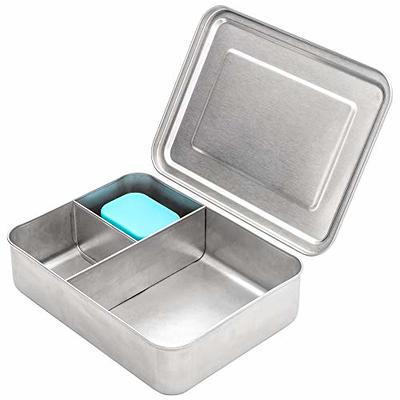 Caperci Bento Box for Kids - Large 4.8 Cups Lunch Box with Two Modular  Containers - 4 Compartments, Leak-Proof, Portable Handle,  Microwave/Dishwasher Safe, BPA-Free (Orchid/Light Cyan): Home & Kitchen 