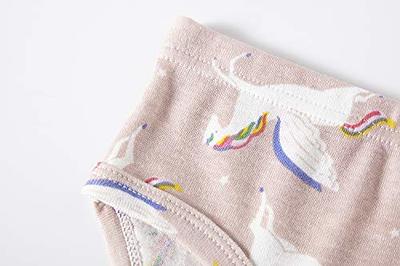  Winging Day Toddler Girls 100% Cotton Panties Cute Prints Underwear  Size 4