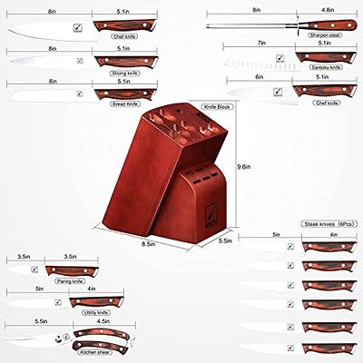 Set, imarku 16-Piece Premium Kitchen Knife Set, Ultra Sharp