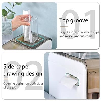 Homeiju Over The Toilet Storage Cabinet with Toilet Paper Holder Stand, 35.5'' Wide Freestanding Bathroom Organizer Space-Saving Toilet Rack for