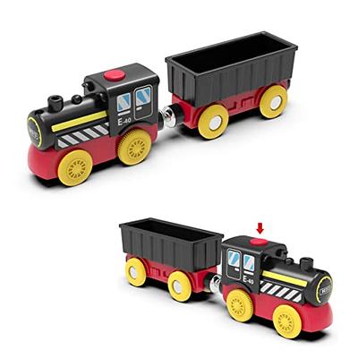 Rc Train Électrique Train Set Locomotive Magnetic Train Diecast Slot Toy  Fit For Brio Wooden Train Railway Track Jouets pour enfants Cadeaux