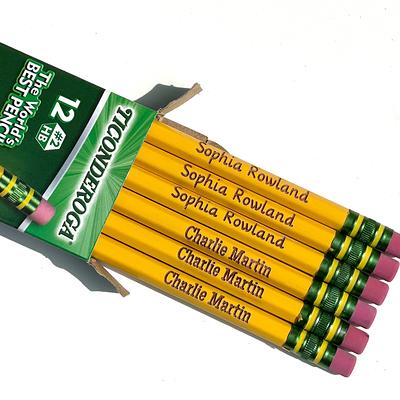 Personalized Pencils, Engraved Pencils, Back to School