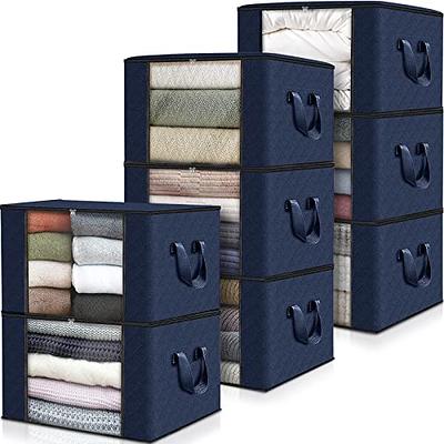 Darzheoy Storage Bags, Large Blanket Clothes Organization and Storage  Containers for Blanket Comforter Pillow Bedding, Foldable Closet Organizers  Storage Containers with Sturdy Zipper (S) - Yahoo Shopping