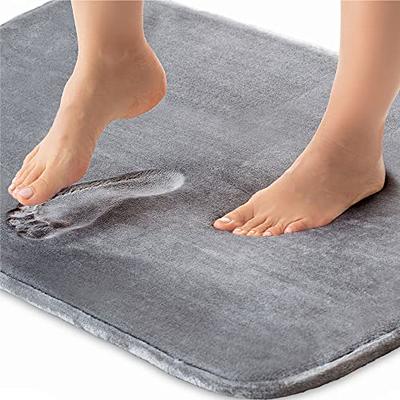  Gorilla Grip Bath Rug 30x20, Thick Soft Absorbent Chenille,  Rubber Backing Quick Dry Microfiber Mats, Machine Washable Rugs for Shower  Floor, Bathroom Runner Bathmat Accessories Decor, Grey : Home & Kitchen