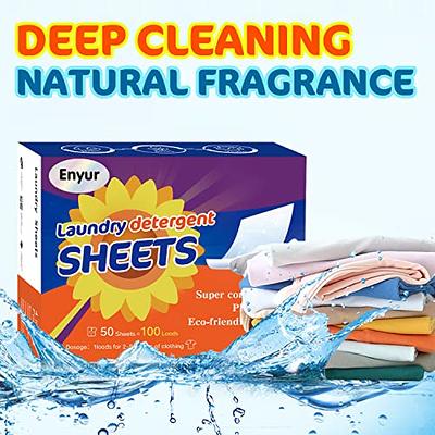 Laundry Detergent Sheets - 50 Sheets (Up To 100 Loads)