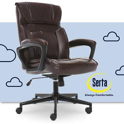 Serta Hannah Office Chair with Headrest Pillow, Adjustable Ergonomic Desk  Chair with Lumbar Support - Yahoo Shopping