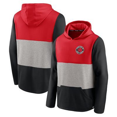 Detroit Red Wings Fanatics Branded Core Smoke Pullover Hoodie - Black