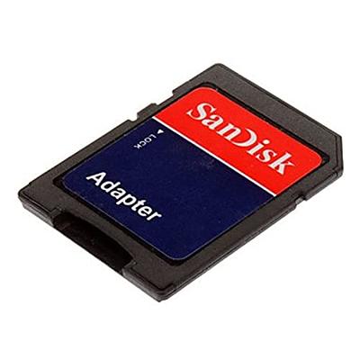  SanDisk MicroSD to SD Memory Card Adapter , Black : Electronics