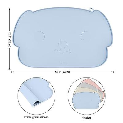 Pet Feeding Mat Waterproof, Anti-Slip Water Bowl Mat with Raised Edges to  Prevent Spills, Tray Designed to Stop Food and Water Bowl Messes,Silicone Dog  Bowl Mat, 18.9 x 11.8 