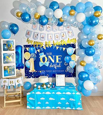 1st Birthday Decorations Boy Girl, First Birthday Decoration, Sage Green 1st  Party Balloons With Number 1 Foil Balloon and Happy Birthday 