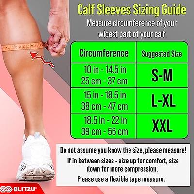 Calf Compression Sleeve Men and Women (pair) - Calf Brace for Standing All  Day -Shin Splint Compression Sleeve for Pain Relief, Running, Hiking