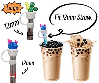 Large 12mm Glass Boba Straws (4-Pack)