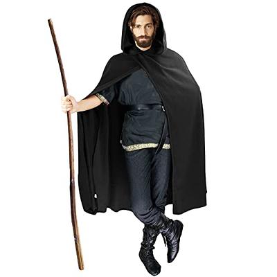 HOMELEX Blue Renaissance Costume for Boys - Kids Medieval Cloak With Hood  Halloween Ranger Wizard Elven Hooded Cape Robe - Yahoo Shopping