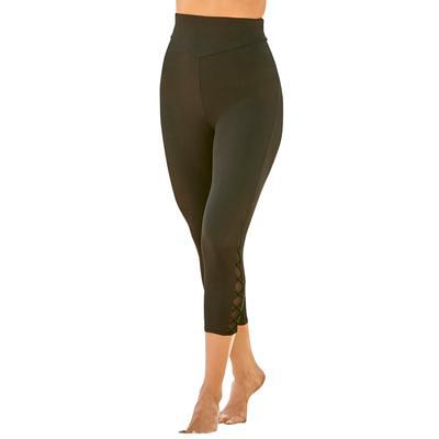 Plus Size Women's High-Waisted Swim Capri by Swim 365 in Black (Size 28) -  Yahoo Shopping