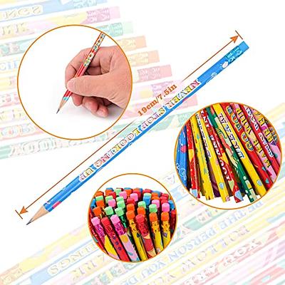 100 Pieces Wooden Pencil with Eraser Assortment Colorful Pencils for Kids,  Writing Fun Assorted Pencils Novelty # HB Kids Pencils for Classroom,  Stationery Party Favors, Student Reward - Yahoo Shopping