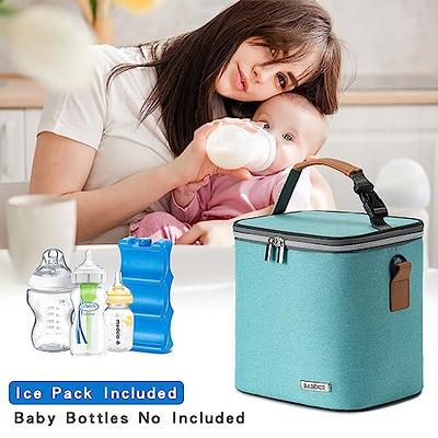  Mancro Breastmilk Cooler Bag with Ice Pack, Insulated