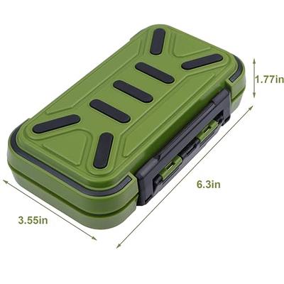 Goture Fishing Tackle Box Waterproof Tackle Box Spoon Hooks Baits Storage  Boxes with Adjustable Dividers, Plastic Tackle Box for Casting Fishing Fly