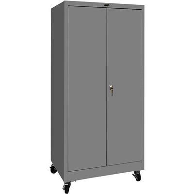 Industrial Storage Cabinet - 36 x 24 x 72, Unassembled, Black