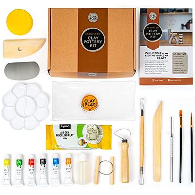  NATIONAL GEOGRAPHIC Pottery Wheel for Kids – Complete Kit for  Beginners, Plug-In Motor, 2 lbs. Air Dry Clay, Sculpting Clay Tools, Apron,  Patented Design, Craft Kit ( Exclusive) : Arts, Crafts & Sewing