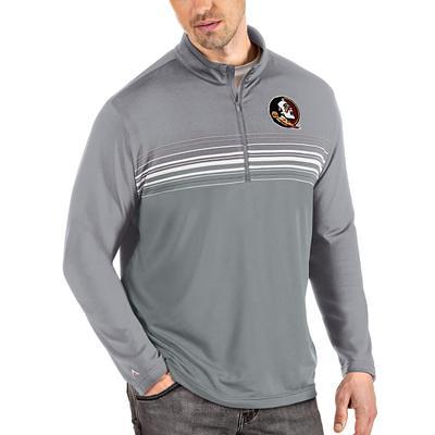 Colosseum Men's Pitt Panthers Grey Silberman Full-Zip Jacket, XL