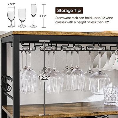 Hold Everything Under Cabinet Stemware Rack