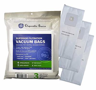 POWERTEC HEPA Filtered Vacuum Bag Replacement HPB2H Style Bags Fits  AstroVac Valet and VacuMaid Model (3-Pack) – WAM Kitchen