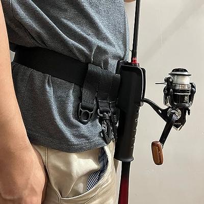 XDHLDULYK 1 Pcs Fishing Rod Belt Holder Fishing Waist Belt Rod Holder  Adjustable Fishing Waist Rod Holder Belt for Fishing - Yahoo Shopping