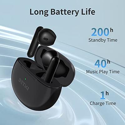  True Wireless Earbuds Bluetooth 5.3 with Microphone, TWS Ear-Buds  in-Ear Headphones with Charging Case,Waterproof Cordless Blue-Tooth  Earphones for Samsung,Android,iPhone,Running,Sport and Workout : Electronics