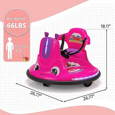  Best Choice Products 6V Electric Kids Ride On Bumpin Bumper Car,  1.5-6 Years Old, Parent Remote Control, 360 Degree Spin, Lights, Sounds -  Pink : Toys & Games