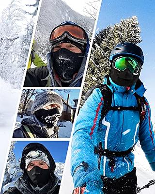 Tough Headwear Balaclava Ski Mask - Winter Face Mask for Men & Women - Cold  Weather Gear for Skiing, Snowboarding & Motorcycle Riding (Black)