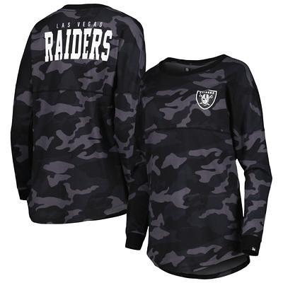 Las Vegas Raiders New Era Combine Authentic Red Zone Long Sleeve T-Shirt -  Heathered Gray