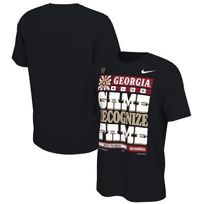 Men's Nike Red Georgia Bulldogs College Football Playoff 2021 National Champions  Locker Room T-Shirt