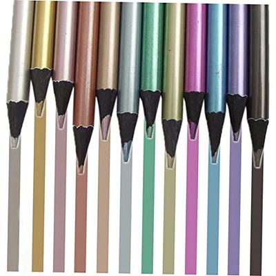 GLOGLOW Drawing Colored Pencils, Metallic Color Pencils, Easy to Coloring  School Office Painting Enthusiast Kids - Yahoo Shopping