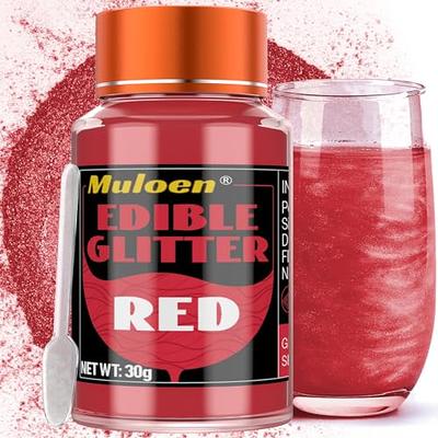 Buy Maroon Red Edible Glitter Mini Spray Pump for Drinks, $$8.24 USD