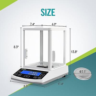 RESHY Lab Scale 3000gx0.01g with Calibration Weight High Precision Digital Gram Scale 0.01g Accuracy 10 Units, Tare,Count,for Laboratory,Food